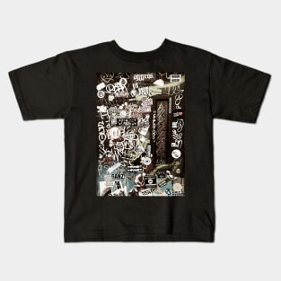 Urban Design Street Tags Graffiti Kids T-Shirt